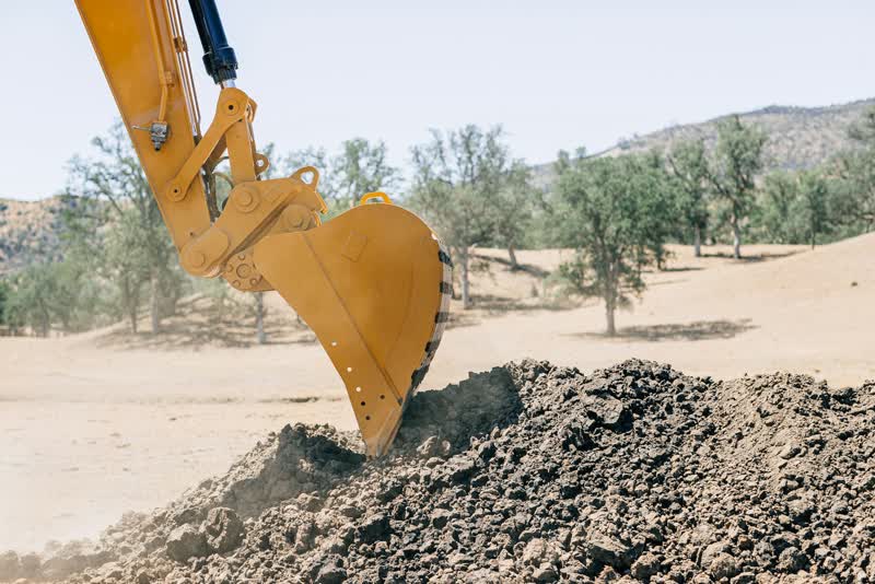 Trench excavation